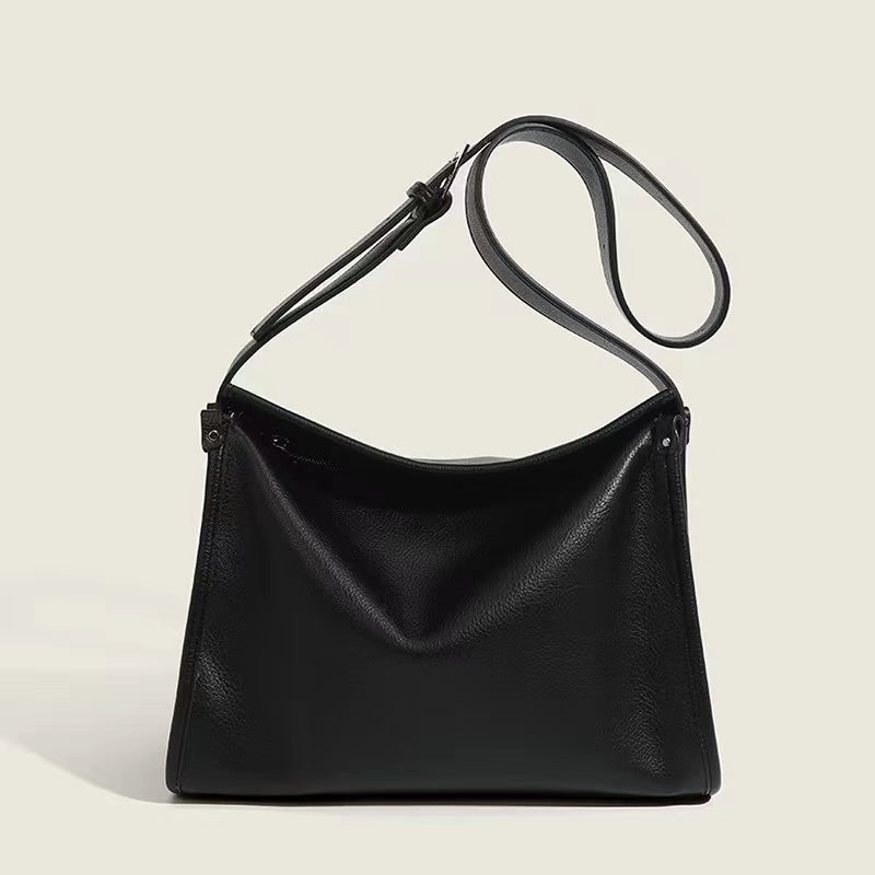 Genuine Leather Shoulder Bag for Women - with Gold Chain, Designer Ladies Chain Bag