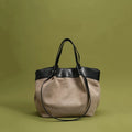 Designer Genuine Leather Shoulder Bag - Classic Plaid Flap Tote for Women - Chain Strap Square Purse with